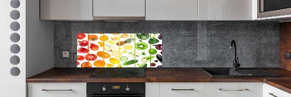 Achterwand keuken Fruit en groenten