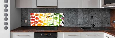 Achterwand keuken Fruit en groenten