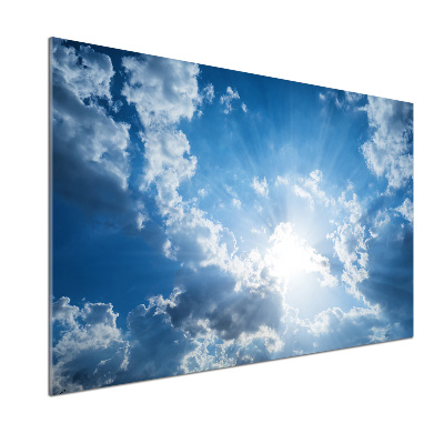 Spatplaat keuken Wolken aan de hemel