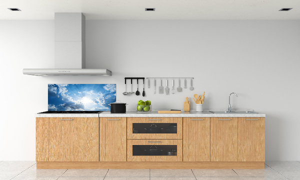 Spatplaat keuken Wolken aan de hemel