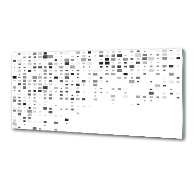 Spatscherm keuken Abstracte vierkanten