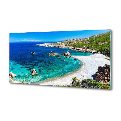 Glazen achterwand keuken Zeebaai