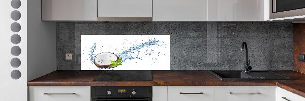 Keuken achterwand Kokosnoot en water
