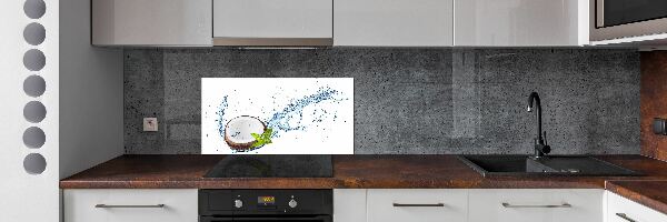 Keuken achterwand Kokosnoot en water