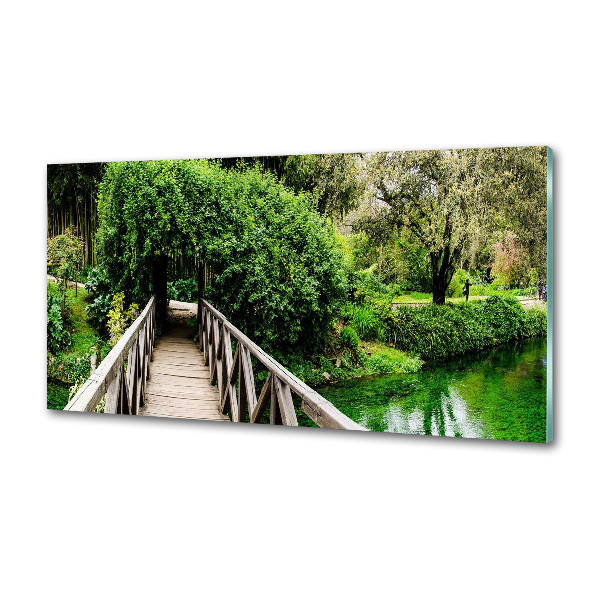 Spatplaat keuken Brug over de rivier