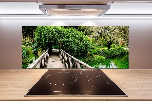 Spatplaat keuken Brug over de rivier