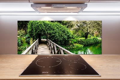 Spatplaat keuken Brug over de rivier