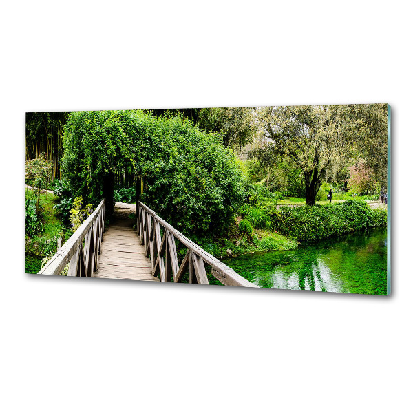 Spatplaat keuken Brug over de rivier