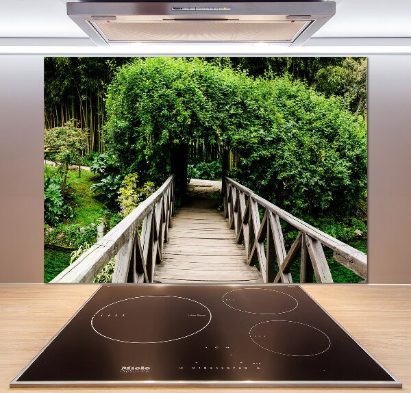 Spatplaat keuken Brug over de rivier