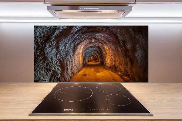 Keuken achterwand Ondergrondse tunnel