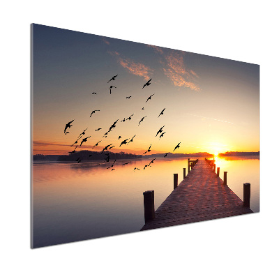 Glazen achterwand keuken Zonsondergang