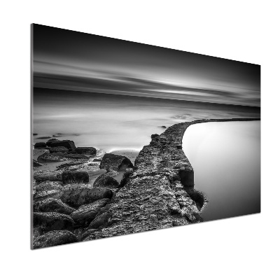 Achterwand keuken Rotsachtig strand