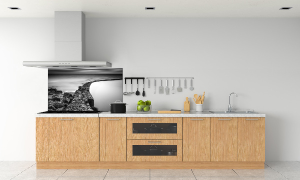 Achterwand keuken Rotsachtig strand