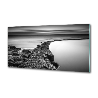 Achterwand keuken Rotsachtig strand