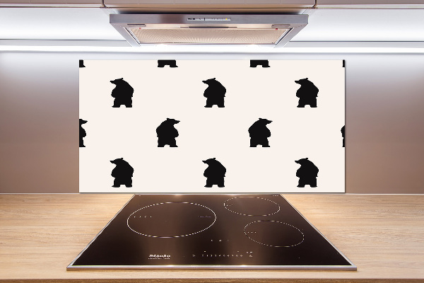 Spatscherm keuken Beren