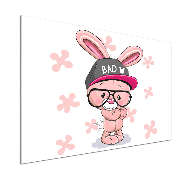 Spatplaat keuken Konijn in een hoed