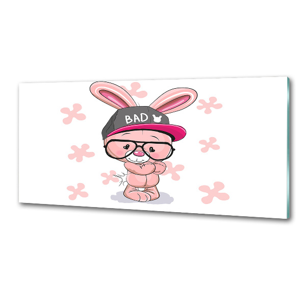 Spatplaat keuken Konijn in een hoed