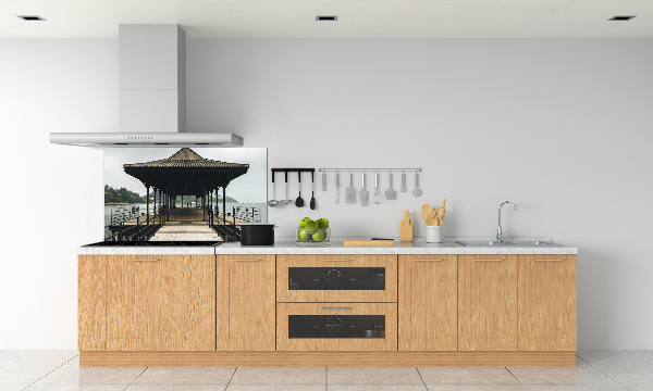 Spatplaat keuken Hong Kong Pier