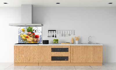 Achterwand keuken Fruit en water