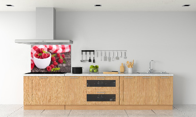 Keuken achterwand Frambozen in een kom