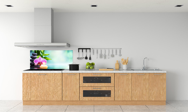 Keuken achterwand Bamboe-orchidee