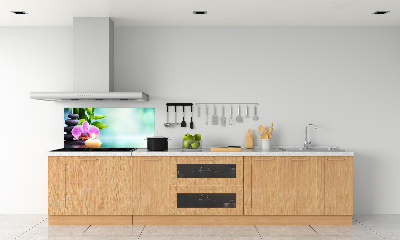 Keuken achterwand Bamboe-orchidee