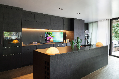 Keuken achterwand Bamboe-orchidee