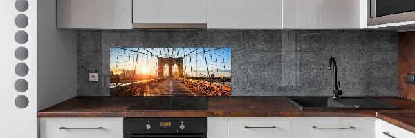 Keuken achterwand Brooklynbrug