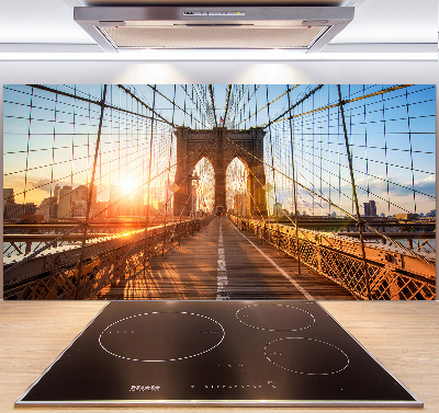 Keuken achterwand Brooklynbrug