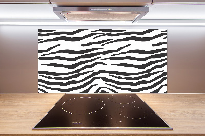 Achterwand keuken Zebra-achtergrond