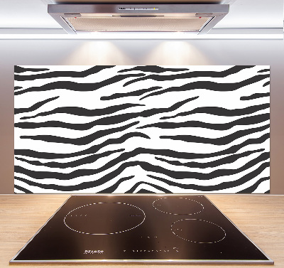 Achterwand keuken Zebra-achtergrond