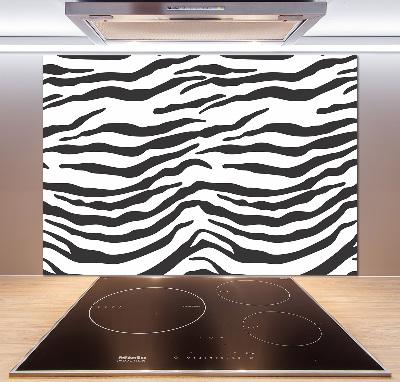 Achterwand keuken Zebra-achtergrond
