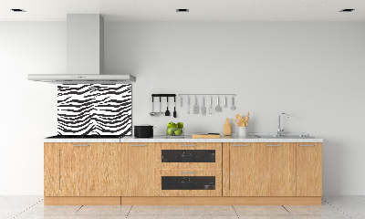 Achterwand keuken Zebra-achtergrond
