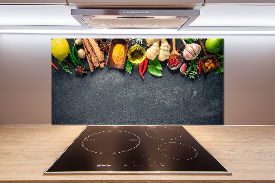 Keuken achterwand Kruiden en specerijen