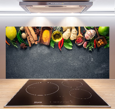 Keuken achterwand Kruiden en specerijen