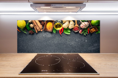 Keuken achterwand Kruiden en specerijen