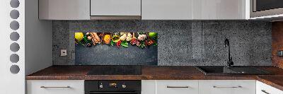 Keuken achterwand Kruiden en specerijen