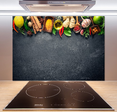 Keuken achterwand Kruiden en specerijen
