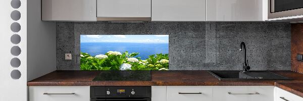 Keuken achterwand Bloemen aan zee