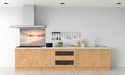 Glazen achterwand keuken Strand van de Malediven