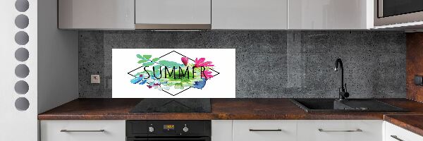 Achterwand keuken Zomer