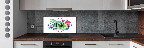 Achterwand keuken Zomer