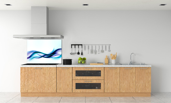 Achterwand keuken Abstracte golven