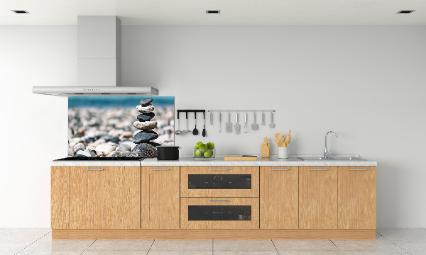 Achterwand keuken Een stapel stenen