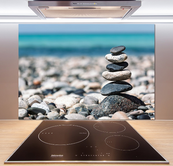 Achterwand keuken Een stapel stenen