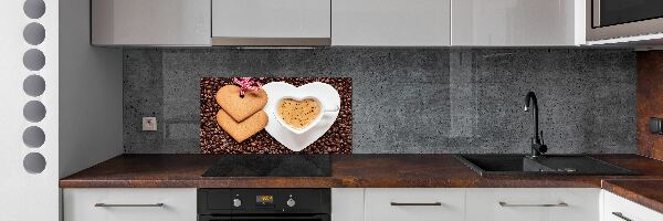 Spatplaat keuken Koffie en peperkoek