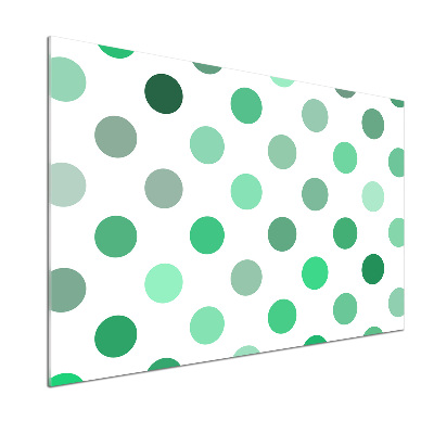 Keuken achterwand Groene stippen