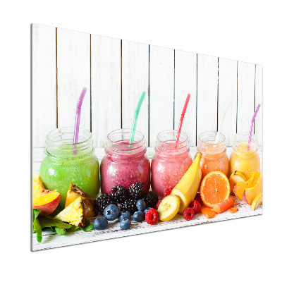 Glazen achterwand keuken Fruitcocktails