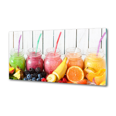 Glazen achterwand keuken Fruitcocktails