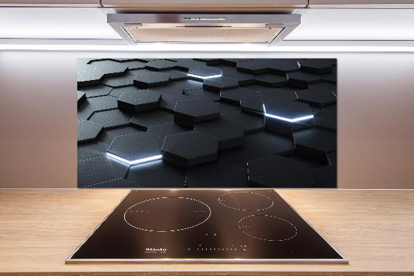 Glazen achterwand keuken Abstractie